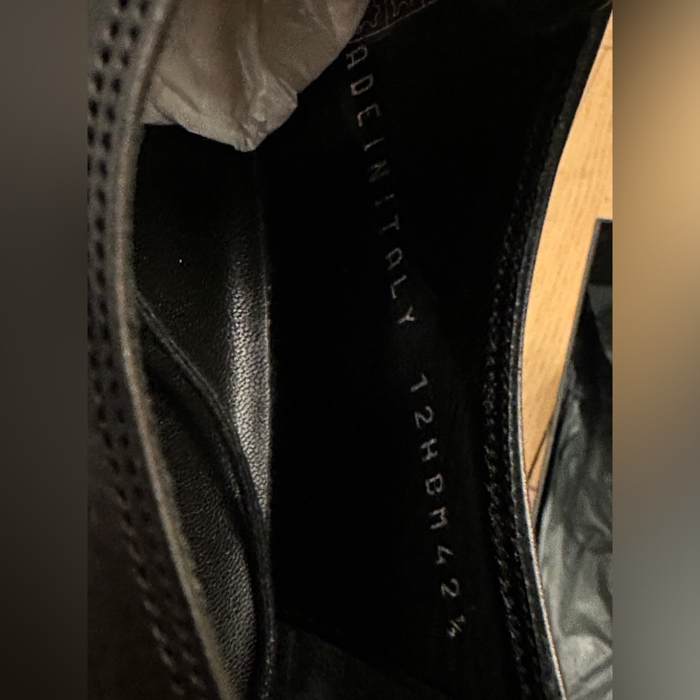 Dior mens Derby Shoe - black size 42.5 - Picture 9 of 10